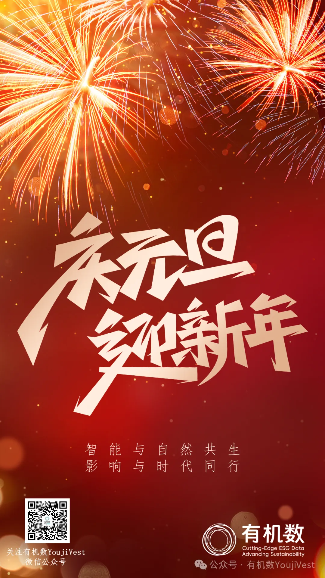 有机数YoujiVest祝您2025元旦快乐 —— 新年伊始，万象更新